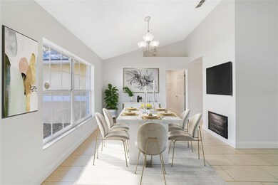 DINING AREA. Virtually Staged. 