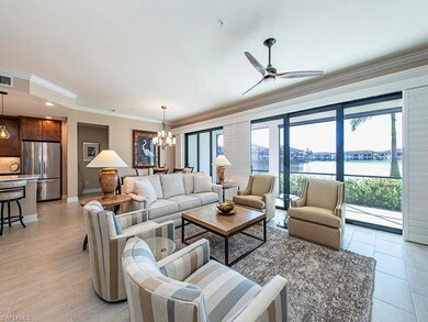 Great room / dining area / kitchen with plantation