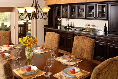 Dining Room with Built-in Buffet