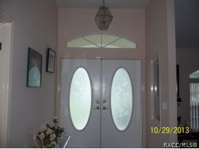 Front double door.