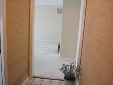 Looking into living room