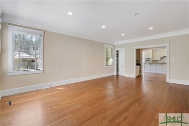 The family room is enormous, and is connected to t
