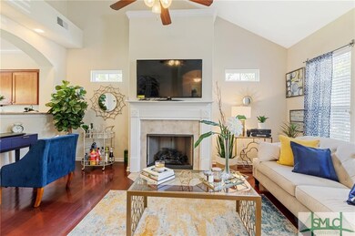 Living Room Area - Gas Fireplace