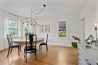 Conveniently located in the home, the dining area