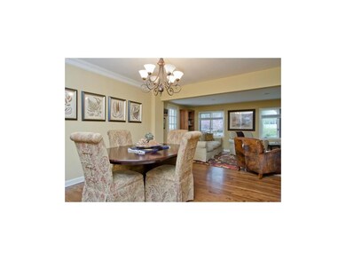 Open dining and family room