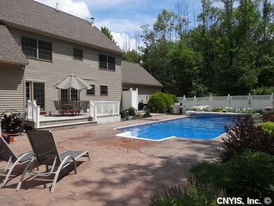 Pool In Ground Beautiful pool, Trex Deck, stamped 
