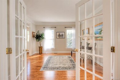 Glass French doors