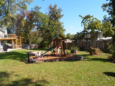 Double lot with swingset area