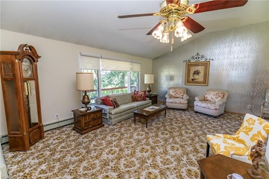 21 x 14 Vaulted Living Room with Picture Window ...