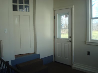 back porch doors to kitchen and out