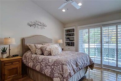 Stunning master suite w/soaring ceilings and priva