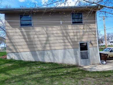 South side of house