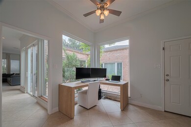 Breakfast room - used as an office in this picture