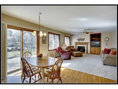 Eat-in kitchen with walk-out to paver patio
