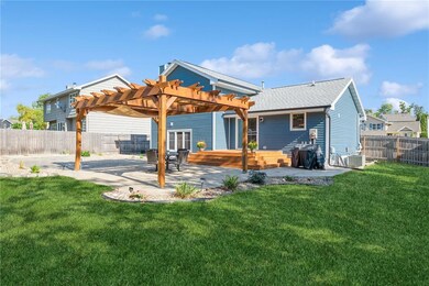 Stunning backyard. Newly rebuilt deck.