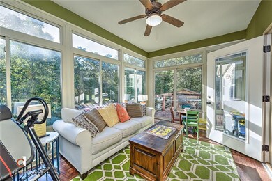 Heated and cooled sunroom