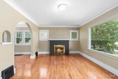 with fireplace