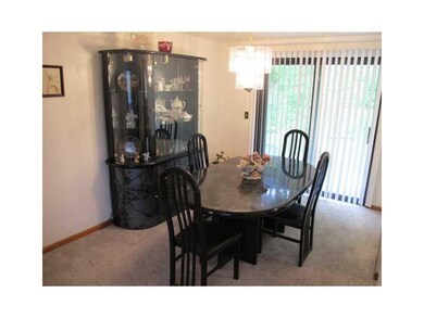 Dining Room. Dining room has sliding doors leading
