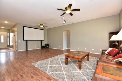 Family Room with 120