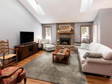 Large family room with tons of natural light