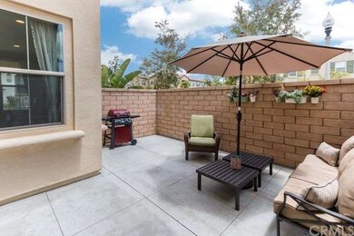 Large and private patio area makes a wonderful pla