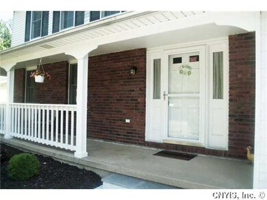Exterior Front Beautiful front porch freshly paint