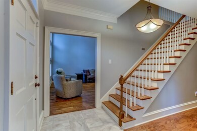 View into Great Room. Stairway to Balcony and Hall