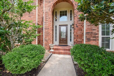 This elegant and inviting entry will surely impres