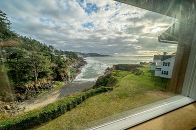 View from living and dining area window
