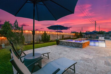 Another view of the covered outdoor patio overlook