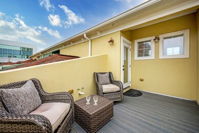 The private rooftop terrace is perfect for enterta