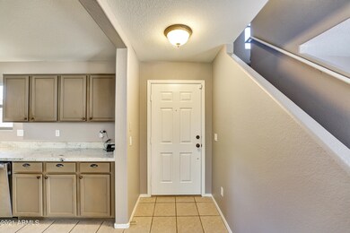 Inside entry way