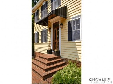 Stately brick stoop