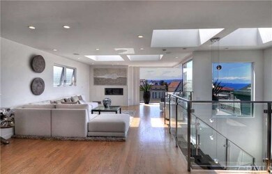 Living room on 3rd level with an ocean view