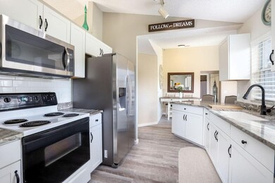 Kitchen and informal eating area