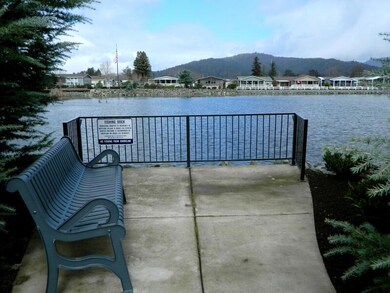 Park Bench at Lake