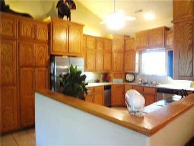 Kitchen. Large open kitchen with pantry.