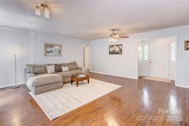 Living room is full of natural light! 