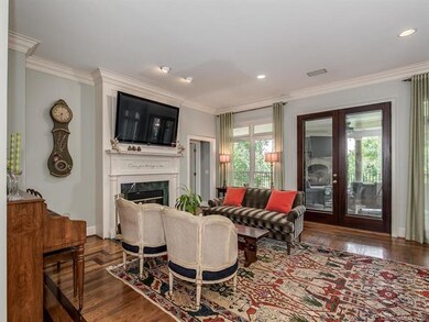 Great Room With Two Way Fireplace, Hardwoods
