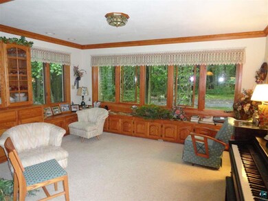 Beautiful room overlooking the wooded lot.  Built 