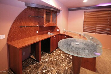 Bar in basement
