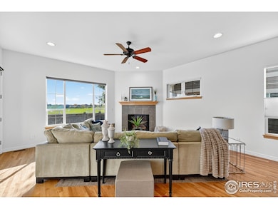 Natural light floods the Open floor plan!