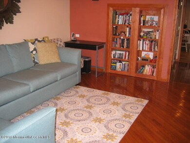 Living room with built ins