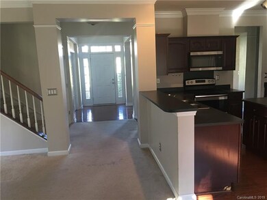 Photo of foyer in the background also shows where 