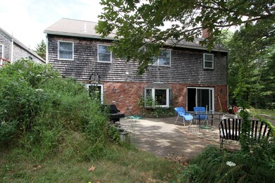 Rear of main hse w lg patio