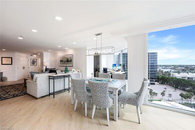 Dining area featuring crown molding, an inviting c