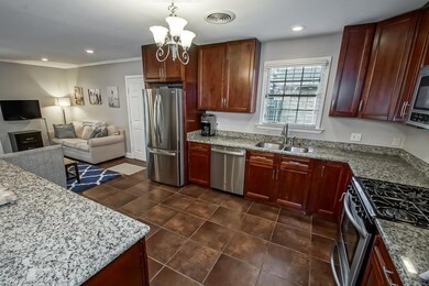 Updated kitchen with granite counter tops Stainles