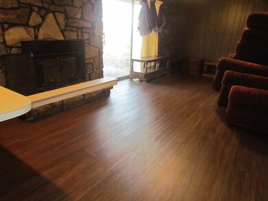 Beautiful stone fireplace