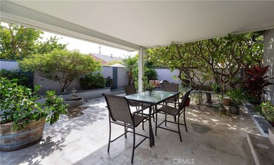 The patio provides such a beautiful backdrop for all the plants--notice the plumeria tree. The lot is 6300 sq.ft. so there is plenty of room for whatever you want.The patio cover is built so that you could install walls and make it a screened in porc