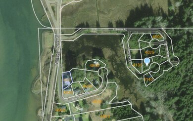 aerial of sandy way
